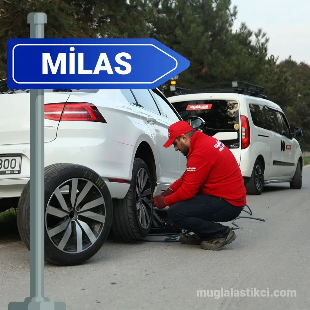 Milas Lastikçi – Şehir Merkezinden Sahil Bölgelerine 7/24 Servis